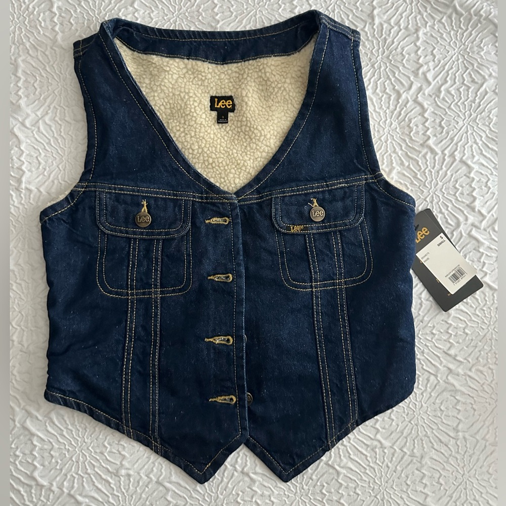 Lee Sherpa Denim Vest